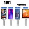 Custom Swivel OTG USB Flash Drive, 100 Pack Personalized Metal 4 in 1 Versatile Thumb Drive USB 3.0 Memory Stick, Ideal for Corporate Gifts, Business Promotional Giveaways (16 GB,Without Box) view 2