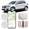 Dahetag Tracker Device for Vehicles,Car GPS Tracker Work with Apple Find My(iOS Only),No Monthly Fee Mini Hidden Car Tracker with Magnetic Case (White,2PCS) view 1