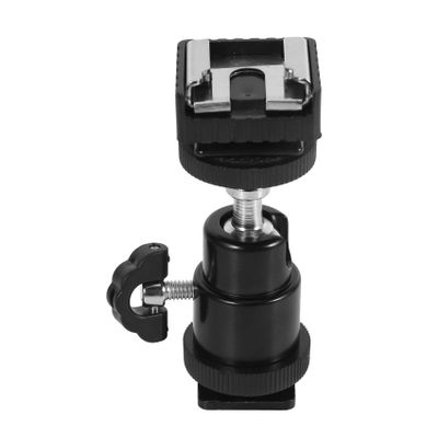 Yaregelun LCD Monitor Adapter with Hot Shoe Cold Shoe Base with 1/4 Inch Female Hole