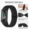 TUCOMO 6Pack Stretchy Nylon Bands Compatible with Fitbit Charge 6 / Charge 5 Bands, Loop Elastic Straps for Fitbit Charge 5/6 Men Women view 3