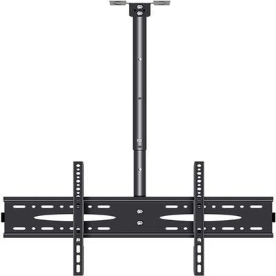 LZDRETUQ Multifunction Ceiling Mount Tv Bracket Flip Down, Holds Up to 50kg Screens, Tilt Swivel Telescopic Bracket TV Mount TV Stand(2m)