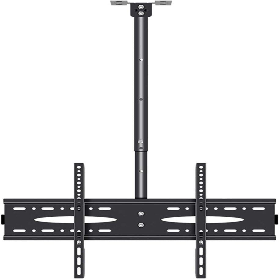 LZDRETUQ Multifunction Ceiling Mount Tv Bracket Flip Down, Holds Up to 50kg Screens, Tilt Swivel Telescopic Bracket TV Mount TV Stand(2m)
