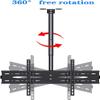 LZDRETUQ Multifunction Ceiling Mount Tv Bracket Flip Down, Holds Up to 50kg Screens, Tilt Swivel Telescopic Bracket TV Mount TV Stand(2m) view 4