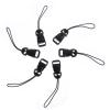 Gtziqa 6 Pack Camera Strap Quick Release Clips, Adjustable Buckle Adapter Camera Wrist Strap Quick Release Lanyard Buckle for Cameras, Binoculars Drones (Black) view 1