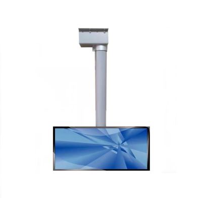 LZDRETUQ Motorized Tv Mount, Tv Lift Mechanism with Remote, Adjustable Height Telescoping Ceiling TV Bracket, for Large Screen 26-70 Inch TVs, 2 Installation Methods, Metal Expans(50cm)