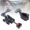 Action Camera Mount Clamp, Bike Motorcycle Handlebar Clamp Adapter for X4, Cameras with Double Claw Ports, for Action 5 Pro, 4, 3, Multi Angle Adjustable view 3