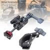 Action Camera Mount Clamp, Bike Motorcycle Handlebar Clamp Adapter for X4, Cameras with Double Claw Ports, for Action 5 Pro, 4, 3, Multi Angle Adjustable view 4