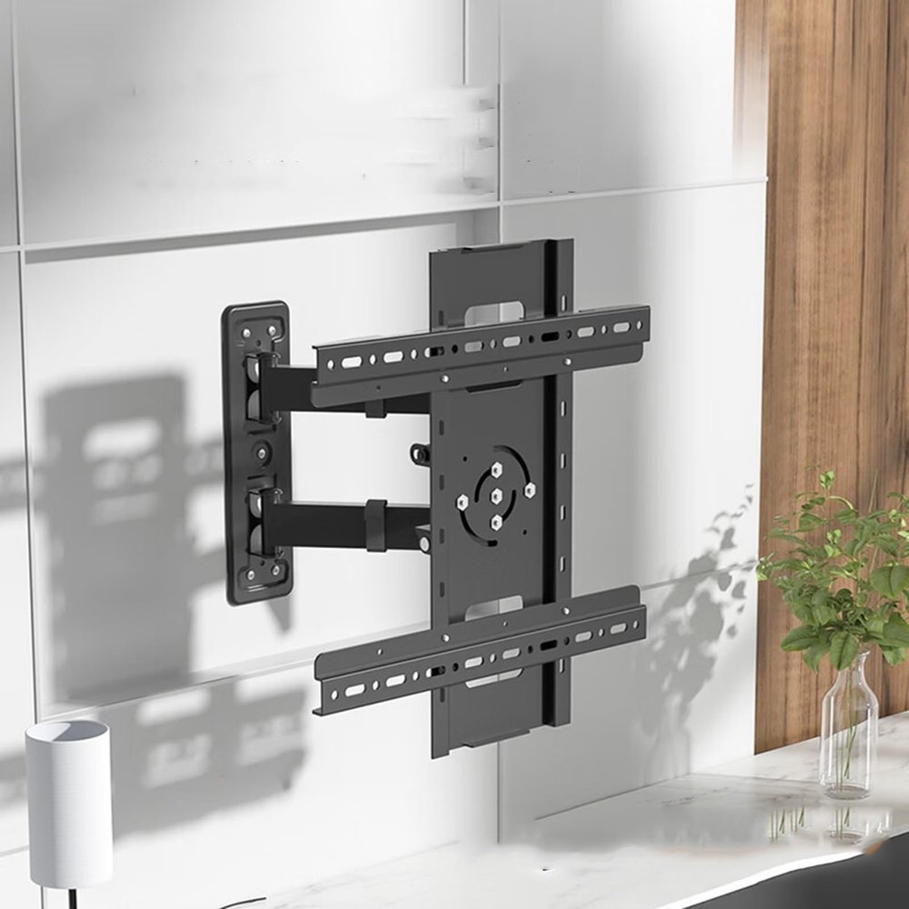 LZDRETUQ TV Wall Mount Bracket - with Articulated Rotation and Tilt, TV Bracket with 0-90 Horizontal and Vertical Screen Rotation, for 32-60 Inch Screen