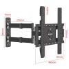 LZDRETUQ TV Wall Mount Bracket - with Articulated Rotation and Tilt, TV Bracket with 0-90 Horizontal and Vertical Screen Rotation, for 32-60 Inch Screen view 2