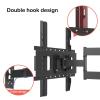 LZDRETUQ TV Wall Mount Bracket - with Articulated Rotation and Tilt, TV Bracket with 0-90 Horizontal and Vertical Screen Rotation, for 32-60 Inch Screen view 3