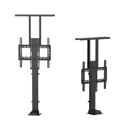 LZDRETUQ for 42-70 Inch Electric TV Lift Stand - Adjustable TV Mount Bracket - Telescopic Electric TV Lift - Can Be Hidden in A Cabinet Motorized Tv Mount, Up to 60kg, Travel Less Than 40 Seconds