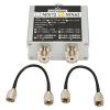 Antenna Combiner, Stable Signal Combines Signals, 3 Frequency from 2 Digital HDTV Antennas, 3 Frequency Power Passing for Preamplifiers and Boosters, for Transceiver view 1