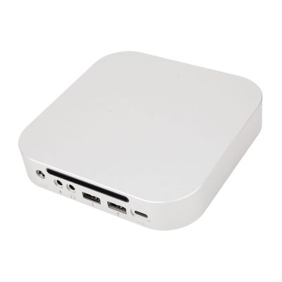 for Mini M4 M4, 9 in 1 Aluminum Stand and Dock 10Gbps USB USB C Charging 3.5MM Earphone Jack M.2SSD Interface Docking Station (US Plug)