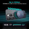 2TB Magnetic Portable SSD, USB 3.2 Gen2 External Hard Drive with PD 100W Pass-Through, 1100MB/s, Supports 4K 120fps ProRes Recording, Compatible with iPhone 17/16/15, Mac, Macbook,Tablet, Laptop view 4
