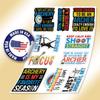 10pcs Archery Sticker Sheet, Cute Sporty Vinyl Decals for Archers, Bowhunters, Target Shooters, Waterproof, UV-Resistant, for Laptop, Water Bottle, Journal, Bow Case, Notebook, Phone Case view 3