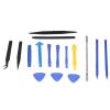 16Pcs Repair Set Electronics Repair Tool Kit, 16Pcs Set for Mobile Phone Pry Tool with Metal and Plastic Spudgers, Tweezers, Triangular Opening view 2