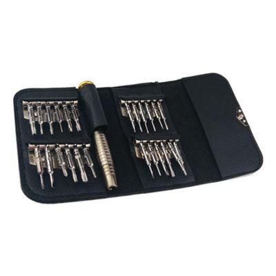 HOMSFOU 25pieces Screwdriver Kit for Fine Mechanics Tool Set for Glasses Laptop Smartphone Watch Tablet Repair Neatly Organized Attachments