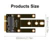 Key To MPCIE Slot Adapter With Integrated Card Holder For Module To Motherboards view 3