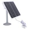 20W 5V Camera Solar Panel, High Efficiency Monocrystalline Panel with IP68 Design, Adjustable Bracket for Easy Installation, Cable for Flexible Use, Compatible view 2