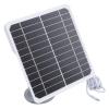 20W 5V Camera Solar Panel, High Efficiency Monocrystalline Panel with IP68 Design, Adjustable Bracket for Easy Installation, Cable for Flexible Use, Compatible view 3