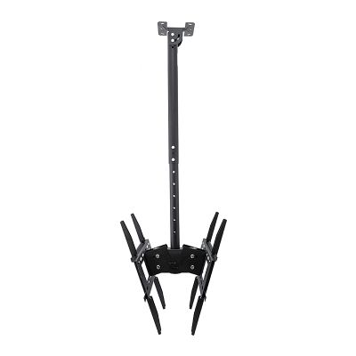 Double Sided Ceiling TV Mount Bracket, Fits 40-70inch LED Screen Display, Max Weight 132 Lbs Per Screen TV Bracket