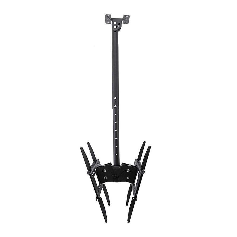 Double Sided Ceiling TV Mount Bracket, Fits 40-70inch LED Screen Display, Max Weight 132 Lbs Per Screen TV Bracket
