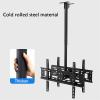 Double Sided Ceiling TV Mount Bracket, Fits 40-70inch LED Screen Display, Max Weight 132 Lbs Per Screen TV Bracket view 3