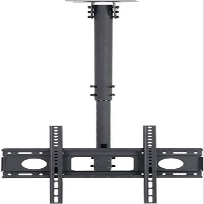 Adjustable Tilt Swivel TV Bracket for TVs up to 400x400mm Black Ideal for Shopping Mall Workplace and Street Shop.