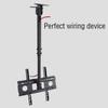 Adjustable Tilt Swivel TV Bracket for TVs up to 400x400mm Black Ideal for Shopping Mall Workplace and Street Shop. view 4