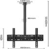 Adjustable Tilt Swivel TV Mount Bracket for 26 55 Inch TVs with Full Motion 360 Rotation Max VESA 400x400mm view 2