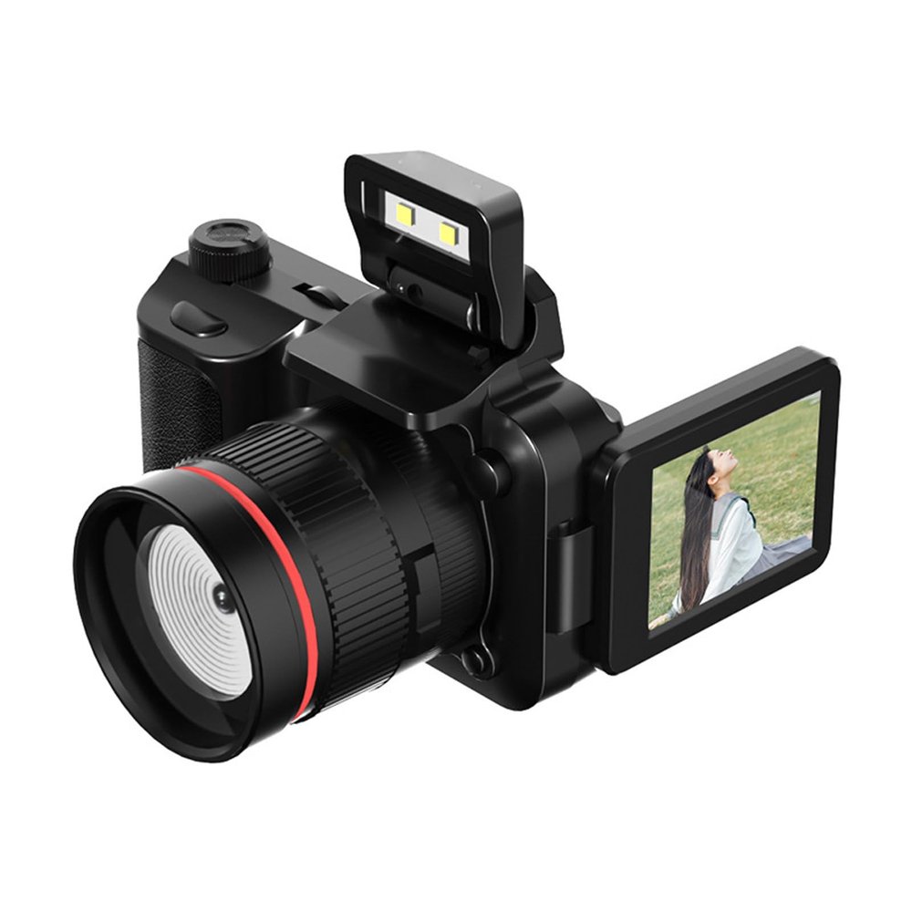 4K Digital Camera for Photography, Y5000 16X Digital Zoom Vlogging Camera with 2.2in 180 Flip Screen, Auto Focus Compact Travel Video Camera with LED Fill Light for Beginners