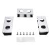 Estink Under Desk Laptop Rack, Laptop Mount Aluminum Alloy Rack for Cable Box Modem TV Box with Anti Scratch Pad (Silver) view 1
