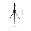 LALAFINA 1pc Heavy Duty Tripod for Live Streaming Folding Phone Tripod for Photography Compact Design for Travel Compatible and Devices view 2