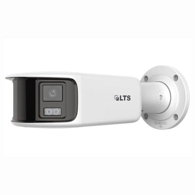 LTS CMIP9C8PW-SDL 8MP Panoramic Bullet IP Camera, 24/7 Color, AI Human Vehicle Detection, Built-in Mic/Speaker, 1/1.8" CMOS