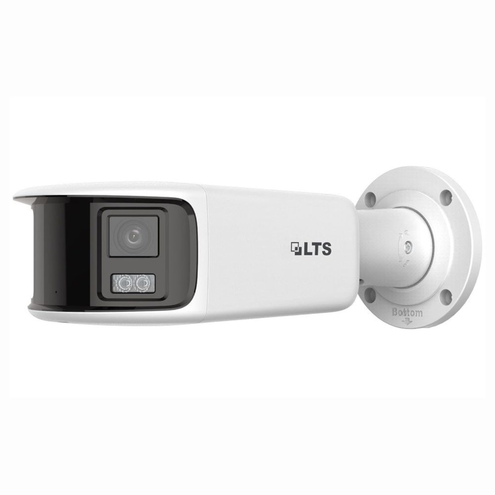 LTS CMIP9C8PW-SDL 8MP Panoramic Bullet IP Camera, 24/7 Color, AI Human Vehicle Detection, Built-in Mic/Speaker, 1/1.8" CMOS