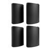 Definitive Technology Dymension AW-550 All-Weather Outdoor Speaker Bundle (Black, 2 Pairs)  5.25" Woofer, 1 Tweeter & Passive Bass Radiator, Two-Way Surface Mount, IP66 Rated view 1