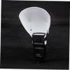 TEHAUX Camera Flash Bounce Reflector Diffuser Softens Light Reduces Distance Enhances Color Temperature for Portrait Photography view 4