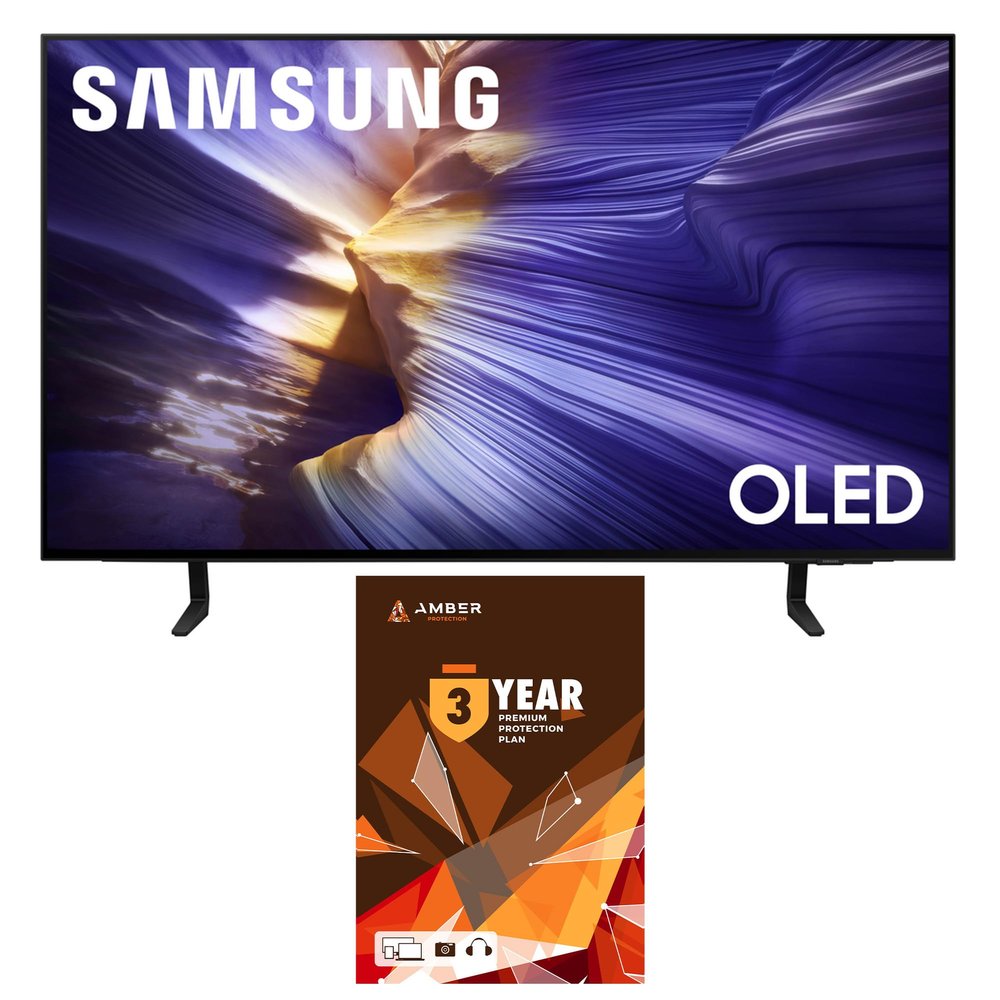 Samsung QN42S90FAEXZA 42 Inch 4K OLED Smart TV (2025) with Dolby Atmos and 3 Year Amber Protection Plan