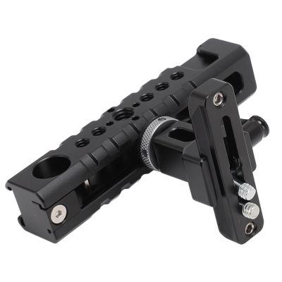 Camera Cage Top Handle Grip Slider Cold Shoe Mount for Microphone Hole