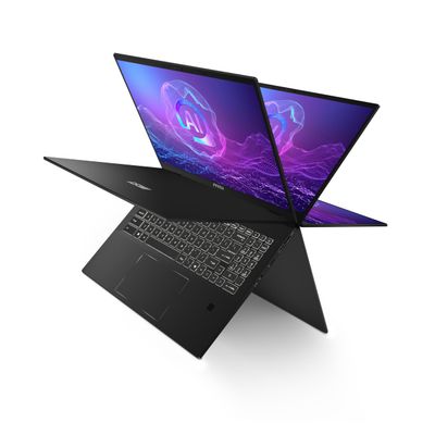 msi Summit A16 AI+ (2025) 16 QHD+ 165Hz 2-in-1 Touchscreen Laptop: AMD Ryzen AI 9-365, Radeon Graphics, 32GB LPDDR5x, 1TB NVMe SSD, 360 Flip, Pen, Win 11 Home: Ink Black A3HMTG-205US