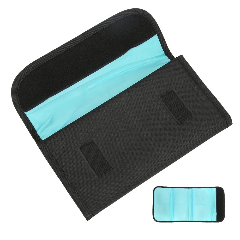 Mtlavishness FOTGA Camera Lens Filter Protective Wallet Case Pouch Bag Ideal For Storing Round Square Filters When Going Out Made Of Premium Nylon Material With Two Capacity (6pcs pack)