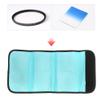 Mtlavishness FOTGA Camera Lens Filter Protective Wallet Case Pouch Bag Ideal For Storing Round Square Filters When Going Out Made Of Premium Nylon Material With Two Capacity (6pcs pack) view 3