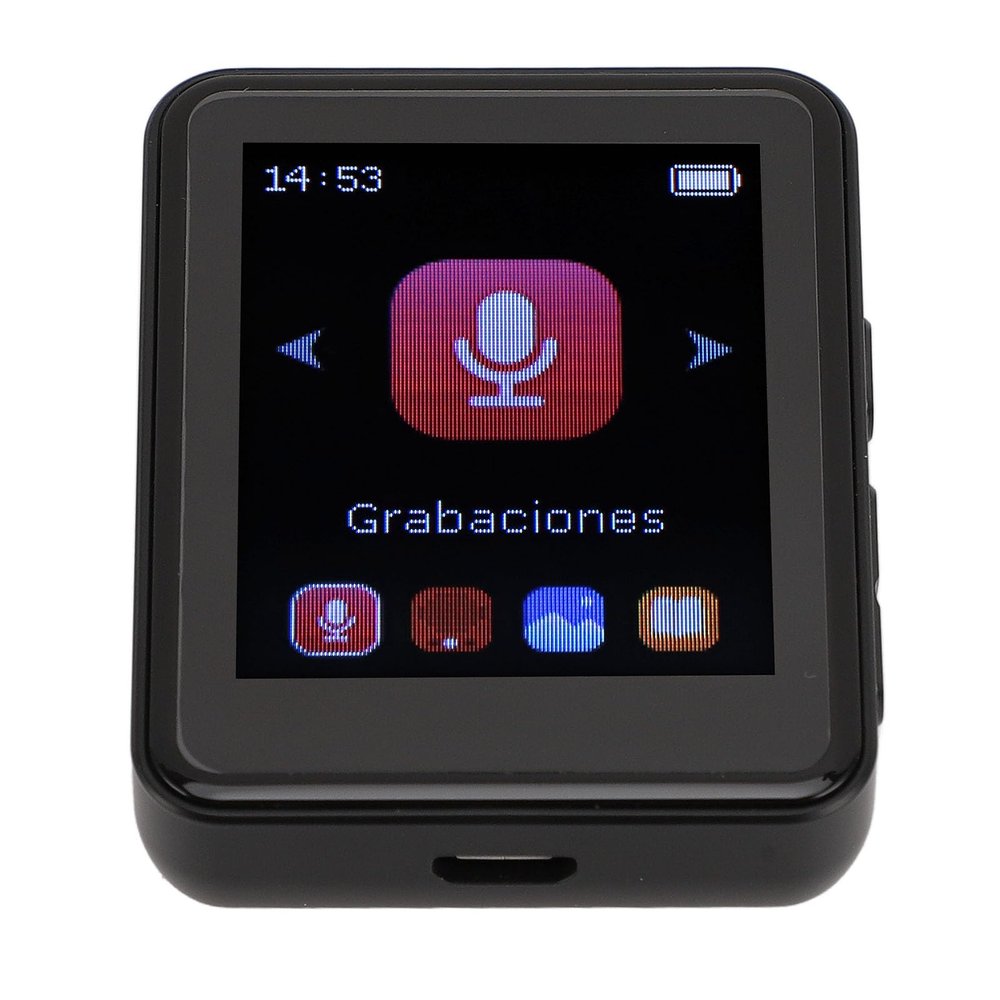 1.8 I Touch Sc MP3 MP4 Player with, HiFi Sound, 28GB Expandable Storage, Back Clip, Portable Music Player with 5.0, Video Playback, Touchsc Controls - 32GB (4GB)