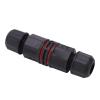 3Pcs Cable Connector 3 Pin Straight Through IP68 Connector LED Outdoor Lights Fountains Plated Brass Silicone Nylon view 2