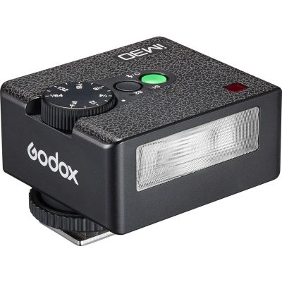 Godox iM30 Mini Camera Flash for Sony ZV-E10/ZV-1/Canon/Nikon/Fuji/Ricoh  Manual Pocket Flash GN15  7 Power Levels  6500K200K  S1/S2 Optical Trigger  2X AAA  Compact On-Camera Fill Light