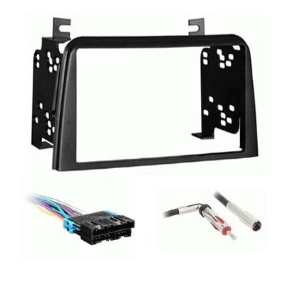 Double DIN Car Stereo Install Kit Compatible with Saturn SC2 for 1995, 1996, 1997, 1998, & 1999 with No Factory Amplified System