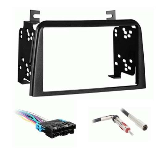 Double DIN Car Stereo Install Kit Compatible with Saturn SC2 for 1995, 1996, 1997, 1998, & 1999 with No Factory Amplified System
