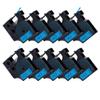 9mm 10PK Tape Compatible with D1 Label Tape Models 40910 40919 for Label Maker LabelManager 160 280(Black on Blue) view 1