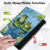 Case for All-New Amazon Fire HD 10 and 10 Plus Tablet (13th/11th Generation, 2023/2021 Release),360 Degree Rotating Stand Smart Protective Cover Case,Floral and Frog view 4