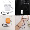 (5 Pack Straps + 4 Pack EarHook+1 Pack Lanyard) Ultra Strong Magnetic AirPods Straps,Anti-Lost Cord for 4rd Pro 1st 2nd 3rd AirPods 1st 2nd Silicone Sports Lanyard and Ear Hook view 4